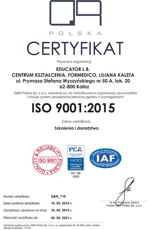 certyfikat QR 710 EDUCATOR VER 1 small